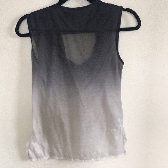 BCBG seethrough cowlneck blouse - Picture 4 of 4